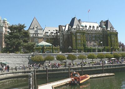 El Empress Hotel en Victoria (Canadá) construido en 1908